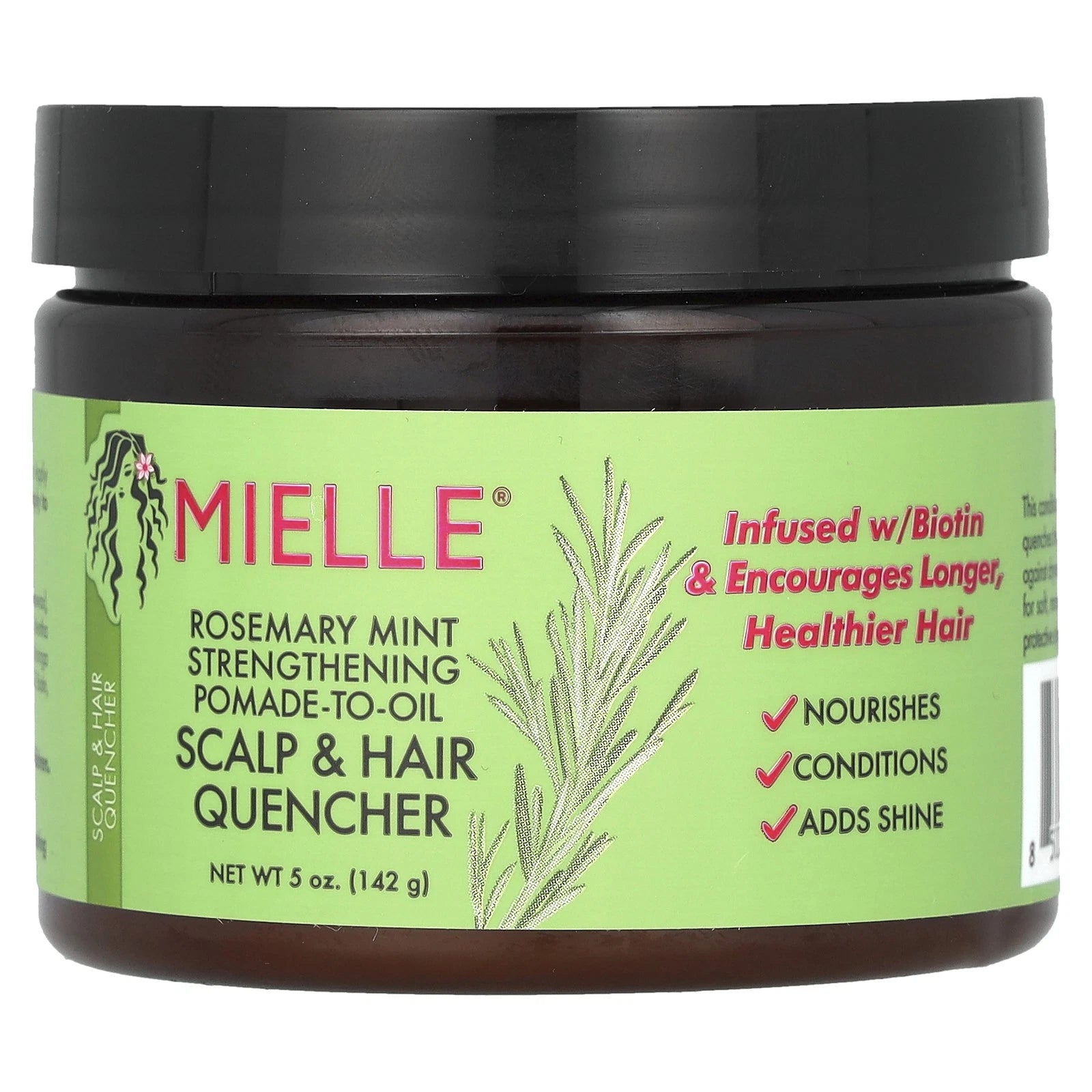 MIELLE Rosemary Mint Pomade-to-Oil Scalp & Hair Quencher 5oz